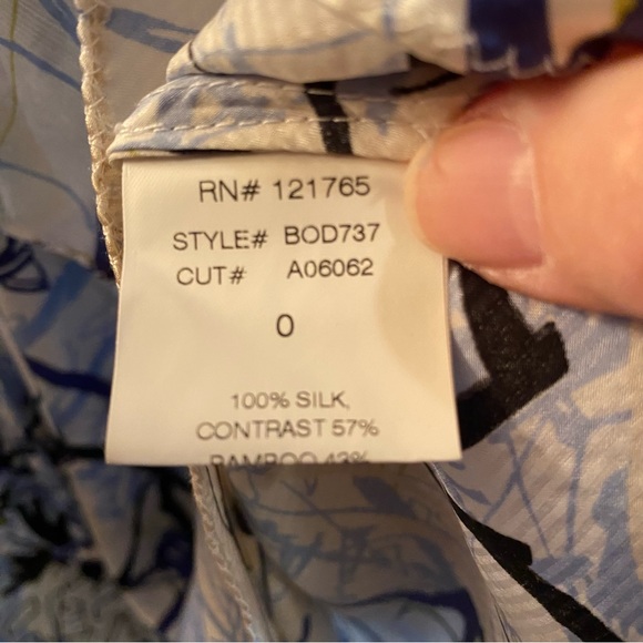 Poleci silk cocktail dress EUC size 0 - Picture 3 of 4